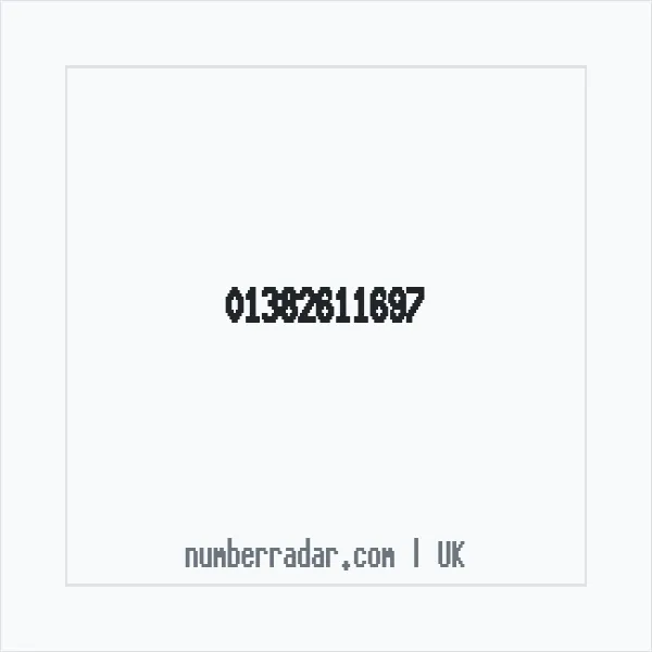 Reverse number check for +44 1382 611697 — who called me?