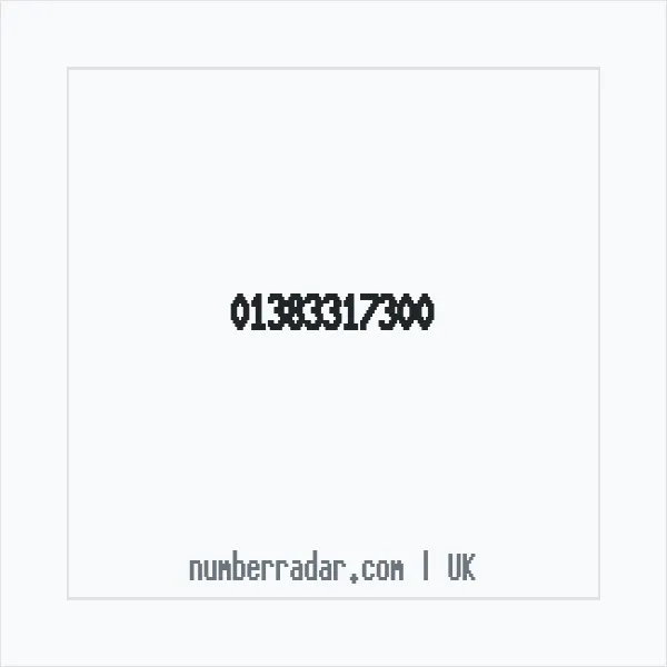 Reverse number check for +44 1383 317300 — who called me?