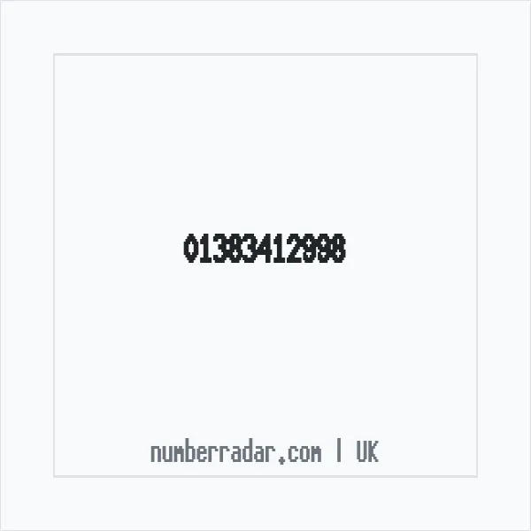 Reverse number check for +44 1383 412998 — who called me?