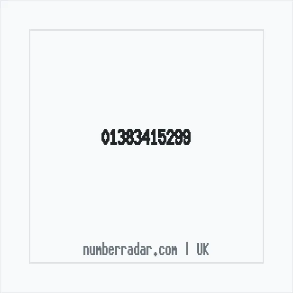 Reverse number check for +44 1383 415299 — who called me?