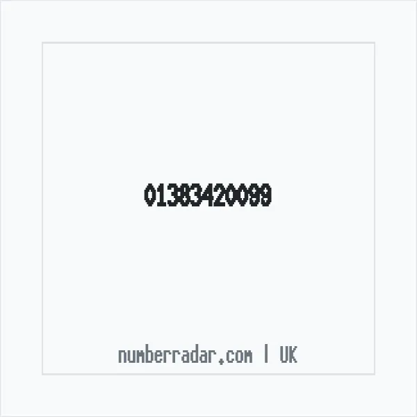 Reverse number check for +44 1383 420099 — who called me?