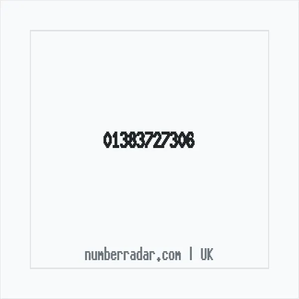 Reverse number check for +44 1383 727306 — who called me?