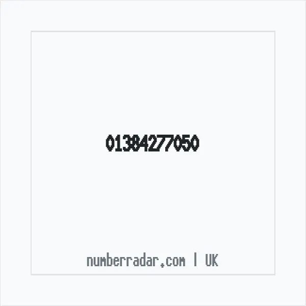 Reverse number check for +44 1384 277050 — who called me?