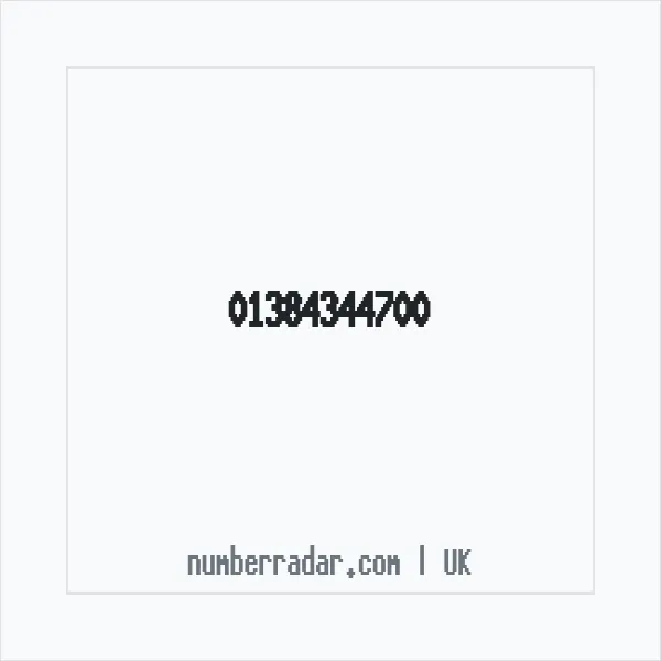 Reverse number check for +44 1384 344700 — who called me?
