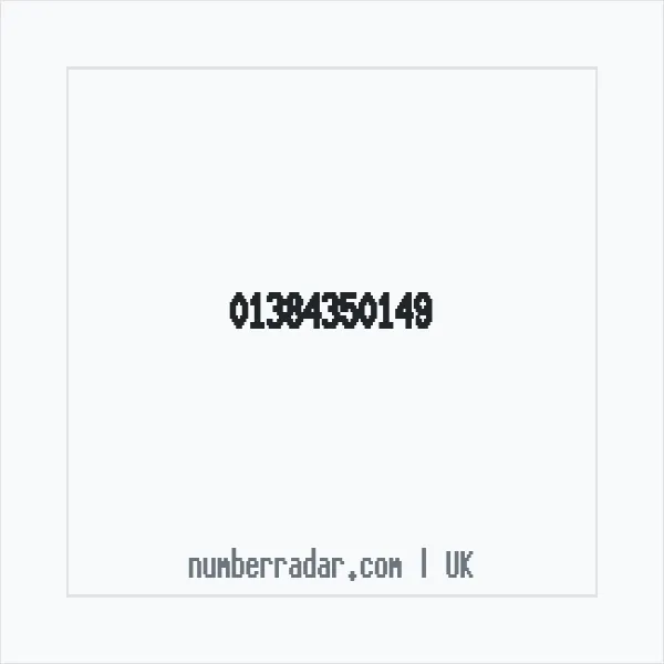 Reverse number check for +44 1384 350149 — who called me?