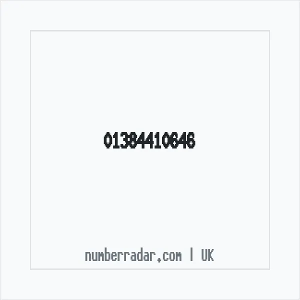 Reverse number check for +44 1384 410646 — who called me?