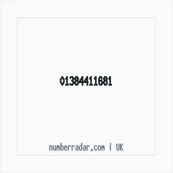 Reverse number check for +44 1384 411681 — who called me?