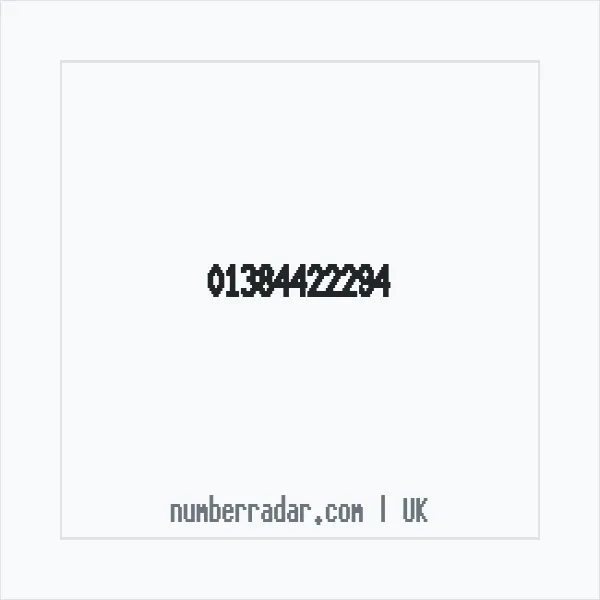 Reverse number check for +44 1384 422294 — who called me?
