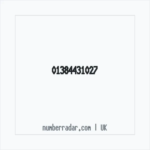 Reverse number check for +44 1384 431027 — who called me?