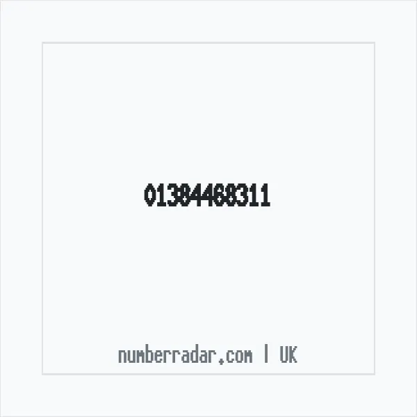 Reverse number check for +44 1384 468311 — who called me?