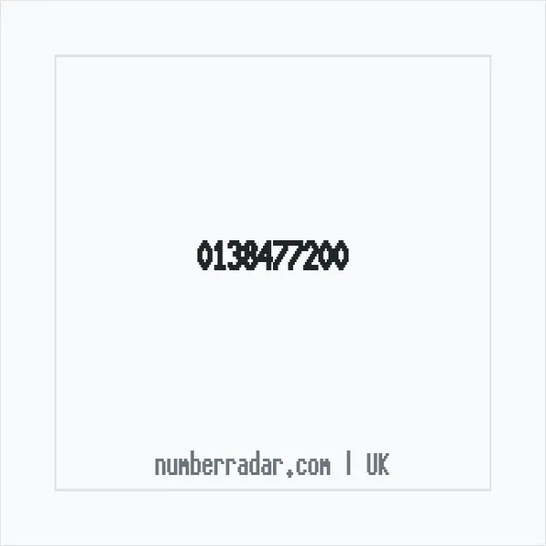 Reverse number check for +44 138477200 — who called me?