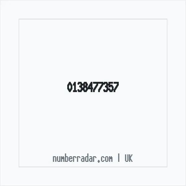 Reverse number check for +44 138477357 — who called me?