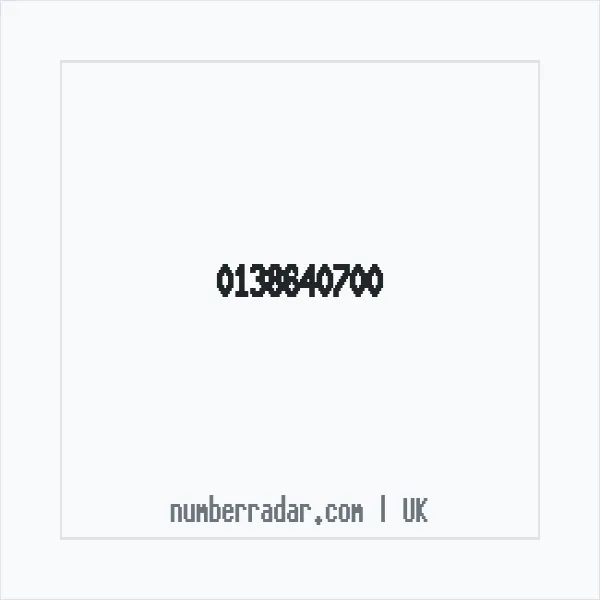 Reverse number check for +44 138640700 — who called me?