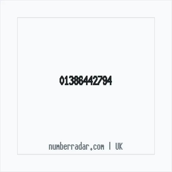 Reverse number check for +44 1386 442794 — who called me?