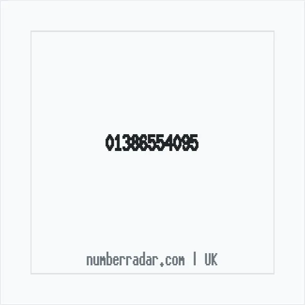 Reverse number check for +44 1386 554095 — who called me?