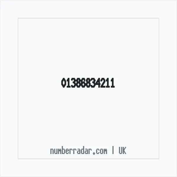 Reverse number check for +44 1386 834211 — who called me?