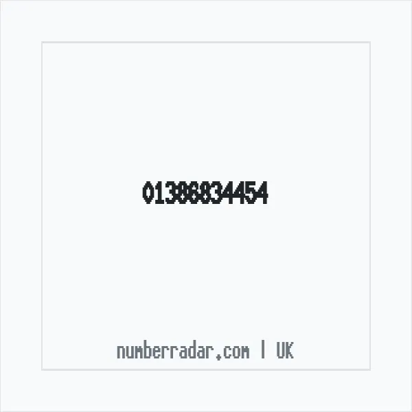 Reverse number check for +44 1386 834454 — who called me?