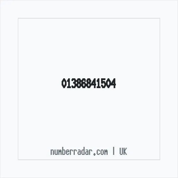 Reverse number check for +44 1386 841504 — who called me?