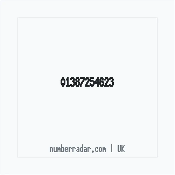 Reverse number check for +44 1387 254623 — who called me?