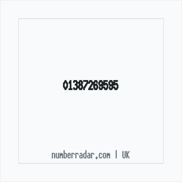 Reverse number check for +44 1387 269595 — who called me?