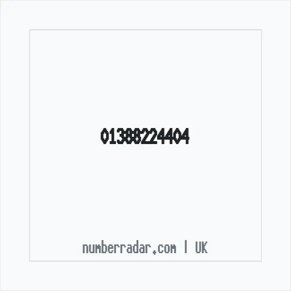 Reverse number check for +44 1388 224404 — who called me?
