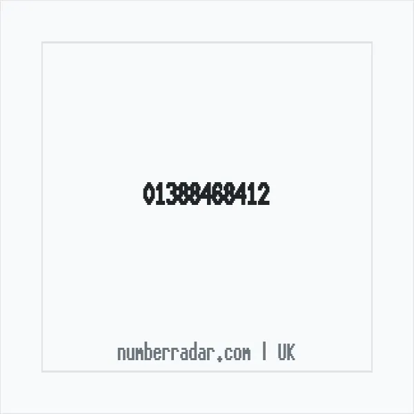 Reverse number check for +44 1388 468412 — who called me?