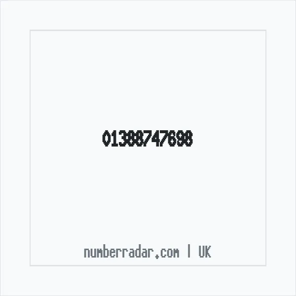 Reverse number check for +44 1388 747698 — who called me?