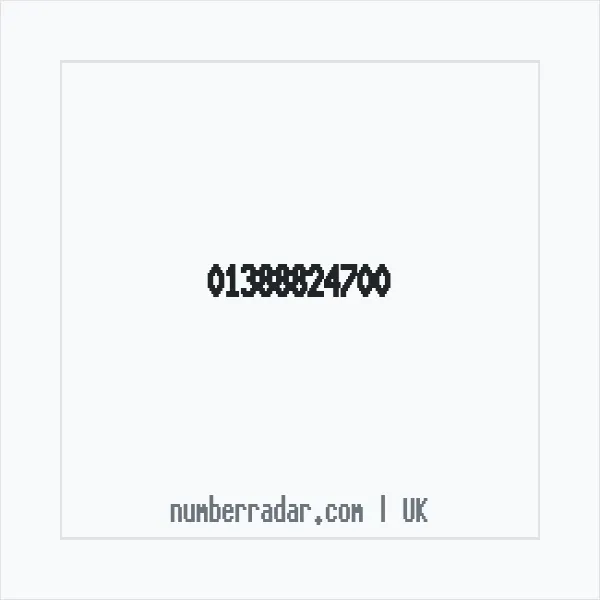 Reverse number check for +44 1388 824700 — who called me?