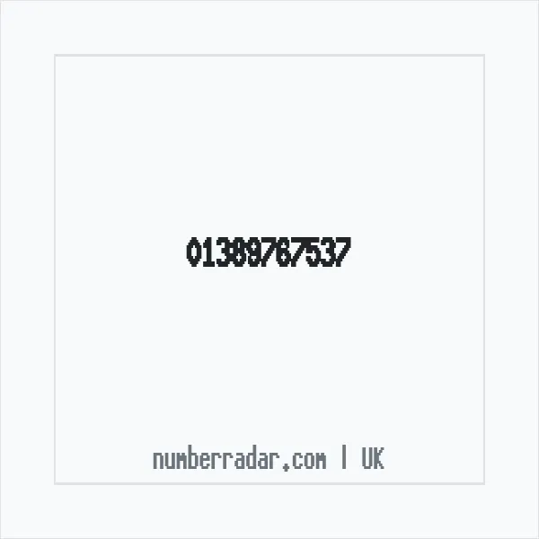 Reverse number check for +44 1389 767537 — who called me?
