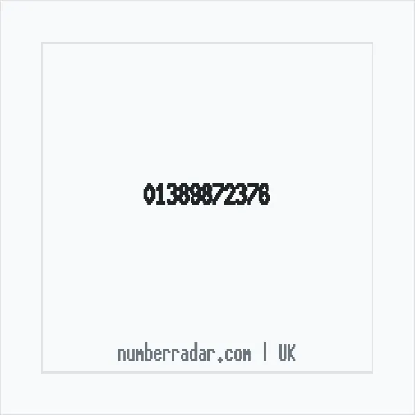 Reverse number check for +44 1389 872376 — who called me?