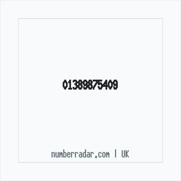 Reverse number check for +44 1389 875409 — who called me?