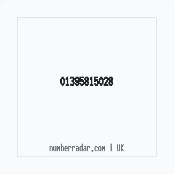 Reverse number check for +44 1395 815028 — who called me?