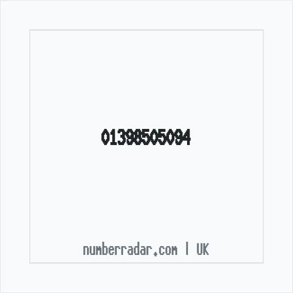 Reverse number check for +44 1398 505094 — who called me?