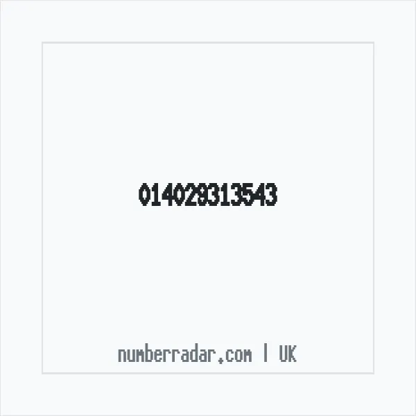 Reverse number check for +44 (1402) 931-354 — who called me?