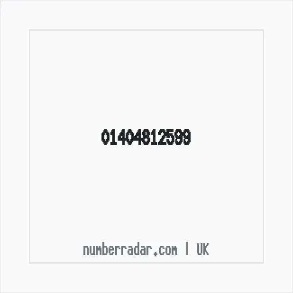 Reverse number check for +44 1404 812599 — who called me?
