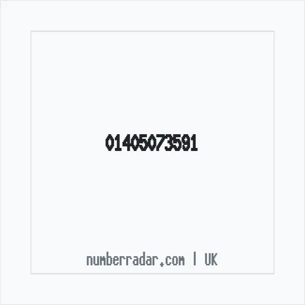 Reverse number check for +44 1405 073591 — who called me?