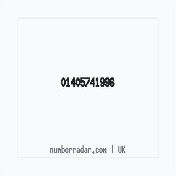 Reverse number check for +44 1405 741996 — who called me?