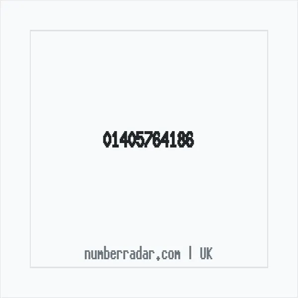 Reverse number check for +44 1405 764186 — who called me?