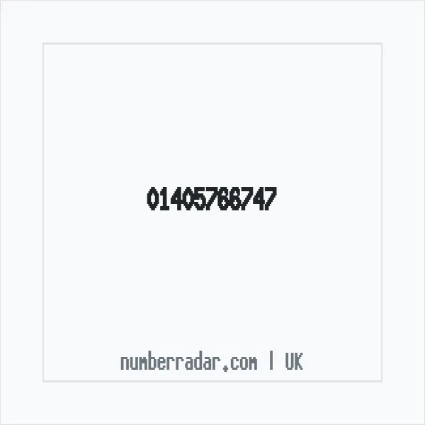 Reverse number check for +44 1405 766747 — who called me?