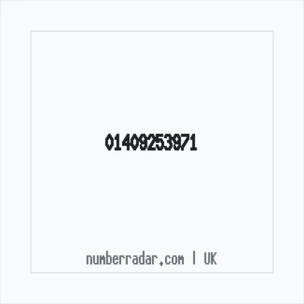 Reverse number check for +44 1409 253971 — who called me?