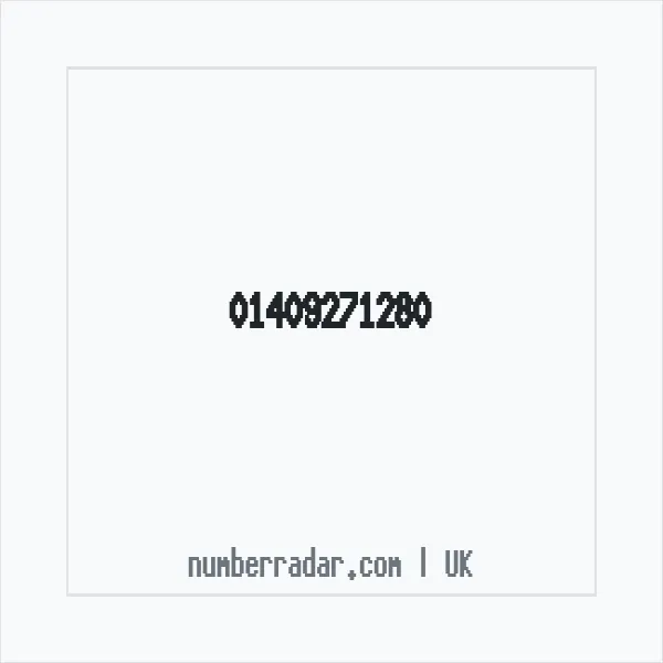Reverse number check for +44 1409 271280 — who called me?