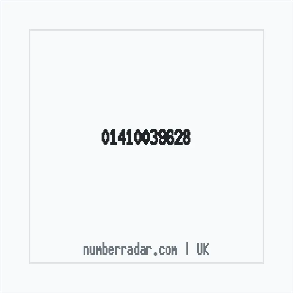 Reverse number check for +44 141 003 9628 — who called me?
