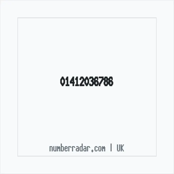 Reverse number check for +44 141 203 6786 — who called me?