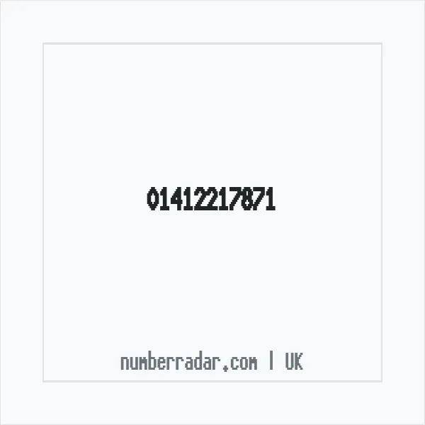 Reverse number check for +44 141 221 7871 — who called me?