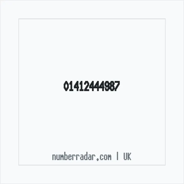 Reverse number check for +44 141 244 4987 — who called me?