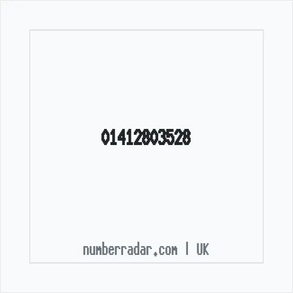 Reverse number check for +44 141 280 3528 — who called me?