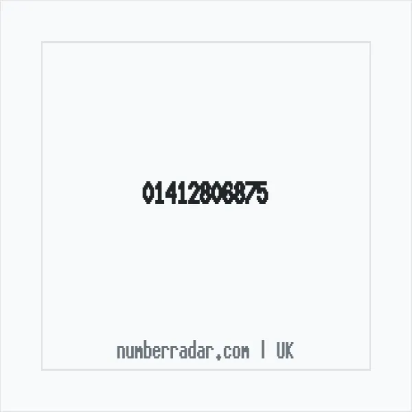 Reverse number check for +44 141 280 6875 — who called me?