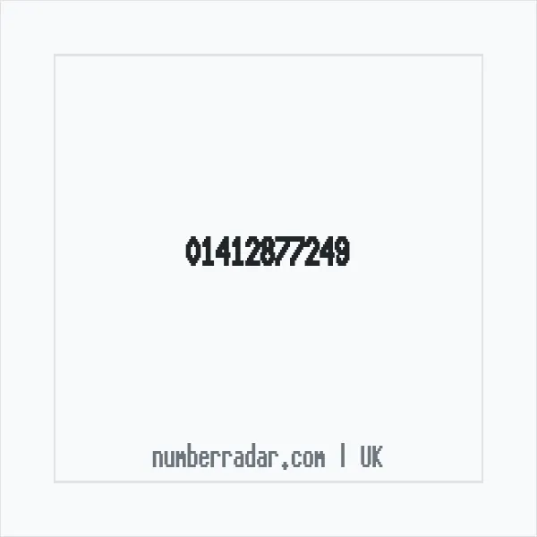 Reverse number check for +44 141 287 7249 — who called me?