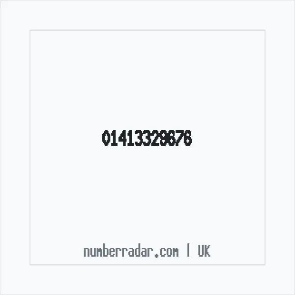 Reverse number check for +44 141 332 9676 — who called me?