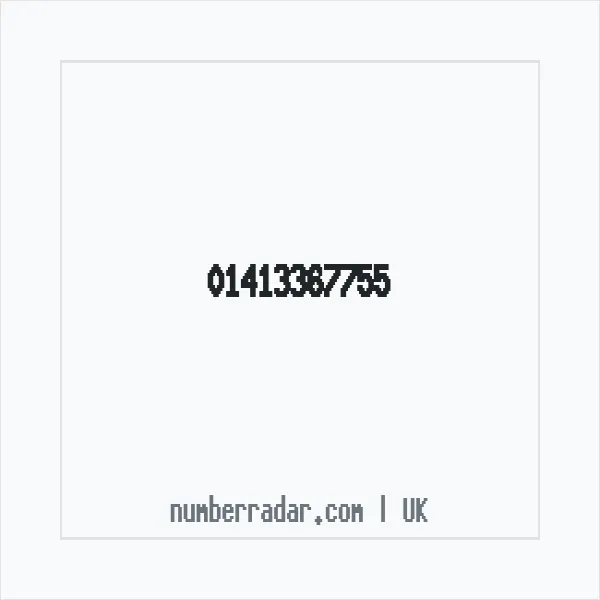 Reverse number check for +44 141 336 7755 — who called me?